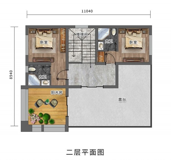 现代风格别墅设计图纸图5