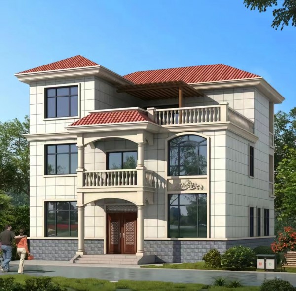 三层带阳台别墅