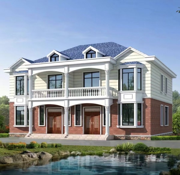 两层带阳台别墅