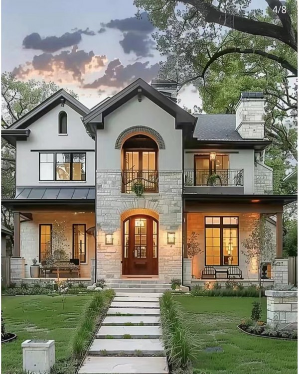 二层带露台大别墅