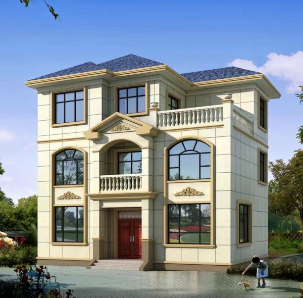 三层带露台大别墅