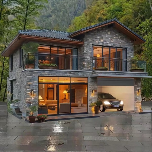 二层别墅   带车库  带大露台