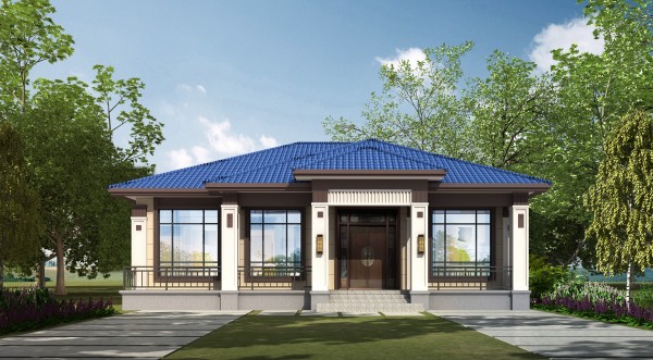 一层四间现代风别墅