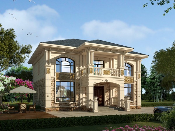 欧式豪华二层别墅