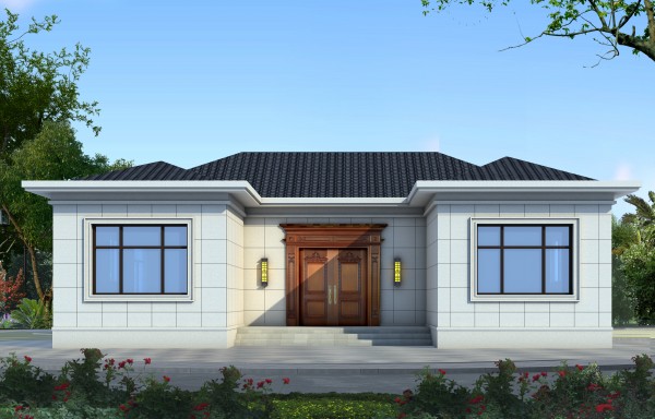 一层小合院样式