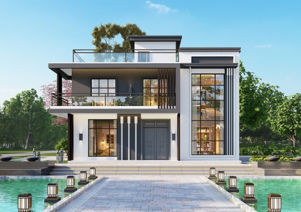 二层欧式小别墅