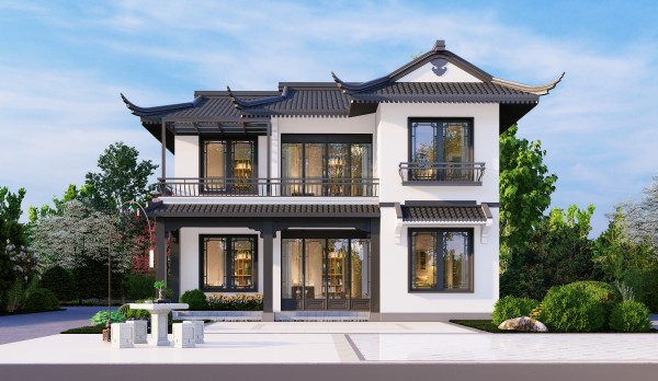 二层中式小别墅