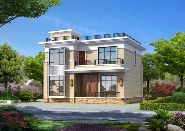 二层现代小别墅