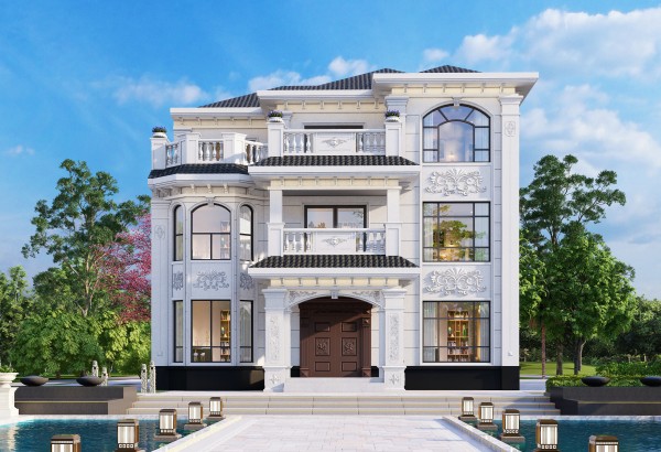 三层欧式大别墅