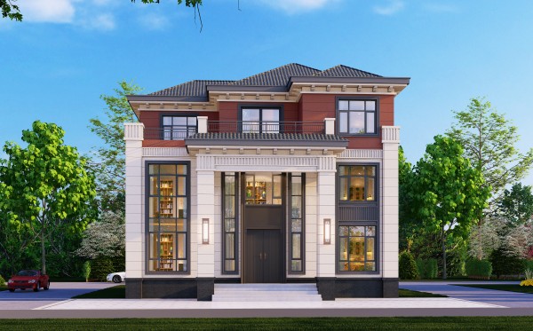 三层新中式别墅