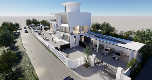 三层现代风度假大别墅