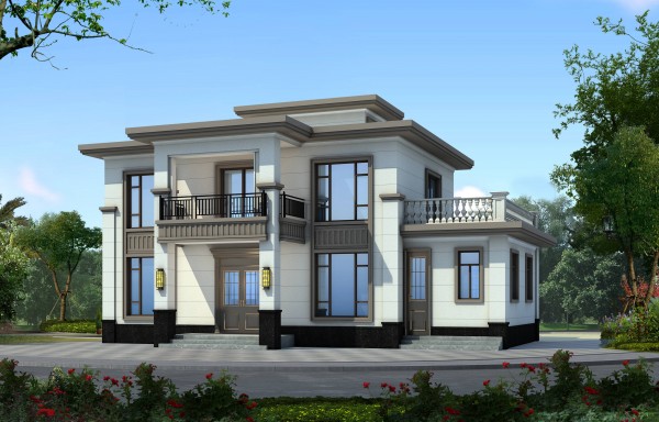 四开间二层半新中式