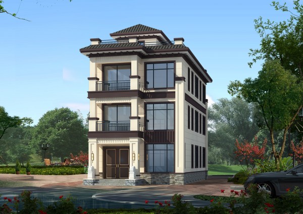 两开间三层别墅