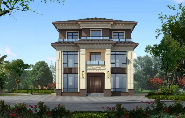 三层新中式别墅