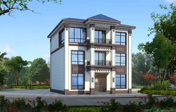 三层新中式别墅