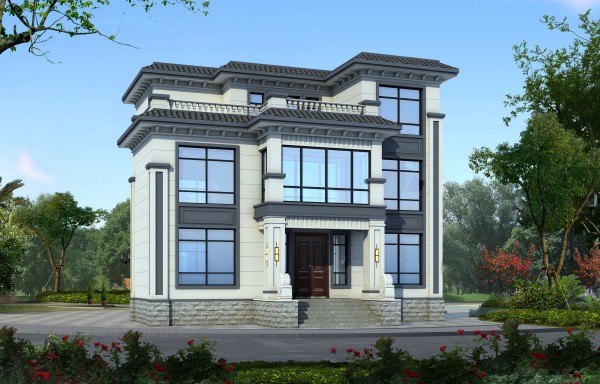 三层新中式别墅