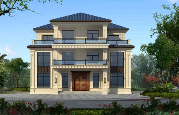 三层新中式别墅