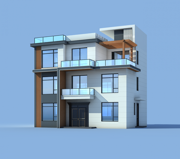 三层现代风别墅