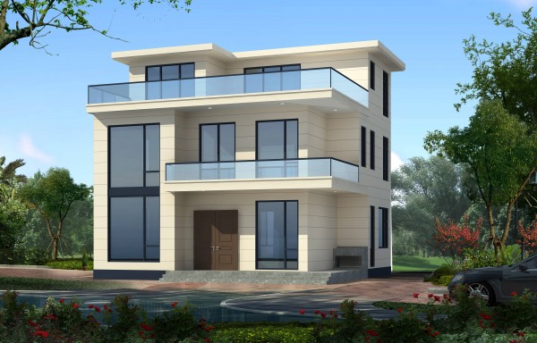 三层现代风别墅