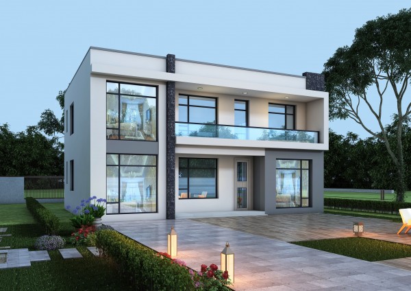 二层现代小别墅