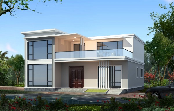 二层现代小别墅