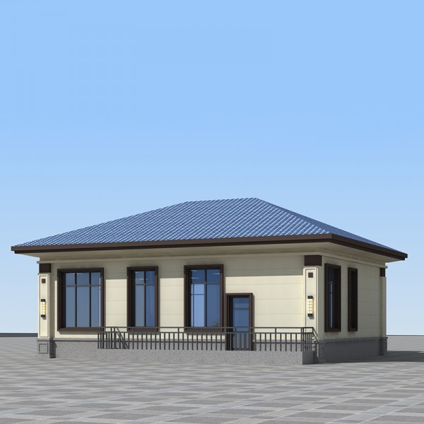 农村一层自建房子别墅设计图纸图2