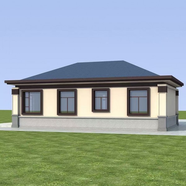 农村一层自建房子别墅设计图纸图4