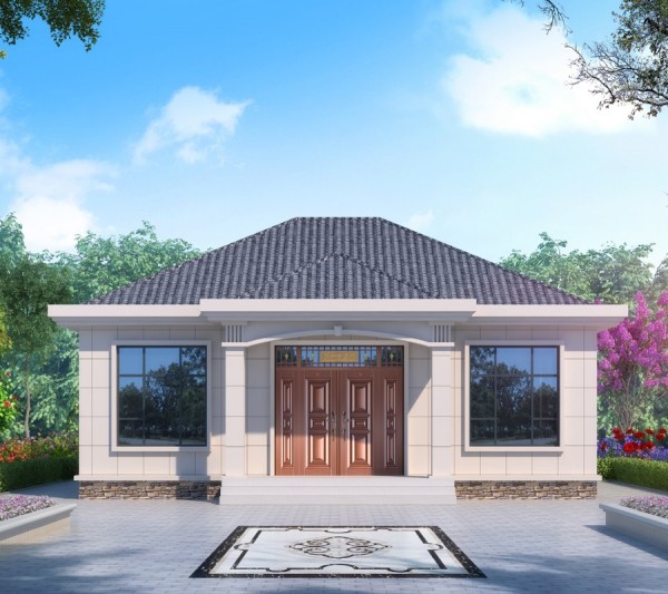 一层别墅平房设计图纸农村自建