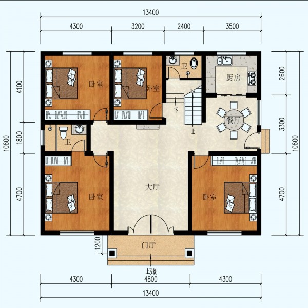 一层简约风格全套施工图图3