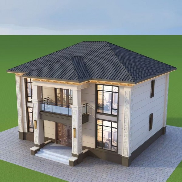 二层农村自建房新中式图2