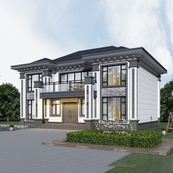 二层新中式别墅图纸图2