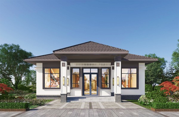 一层新中式12.5mX9.5m