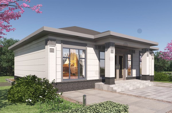 一层别墅14X11.2m图2